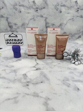 CLARINS Skincare Gift Set-Intensive Facial Lift Wrap,Travel,15ml-2pc-BOXED-NEW
